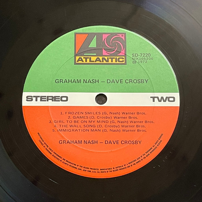 Crosby & Nash - Graham Nash / David Crosby (Vinyl LP)[Gatefold]