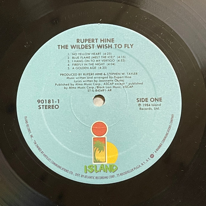 Rupert Hine ‎- The Wildest Wish To Fly (Vinyl LP)