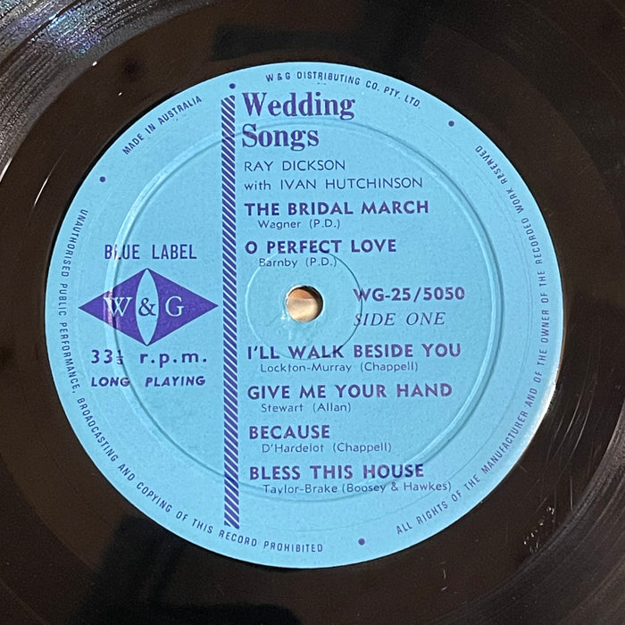 Ray Dickson - Wedding Songs (Vinyl LP)