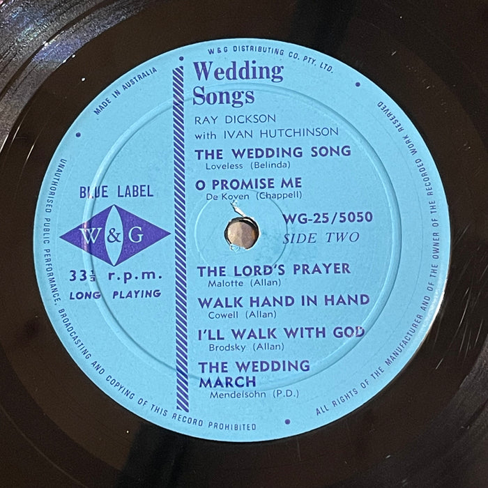 Ray Dickson - Wedding Songs (Vinyl LP)
