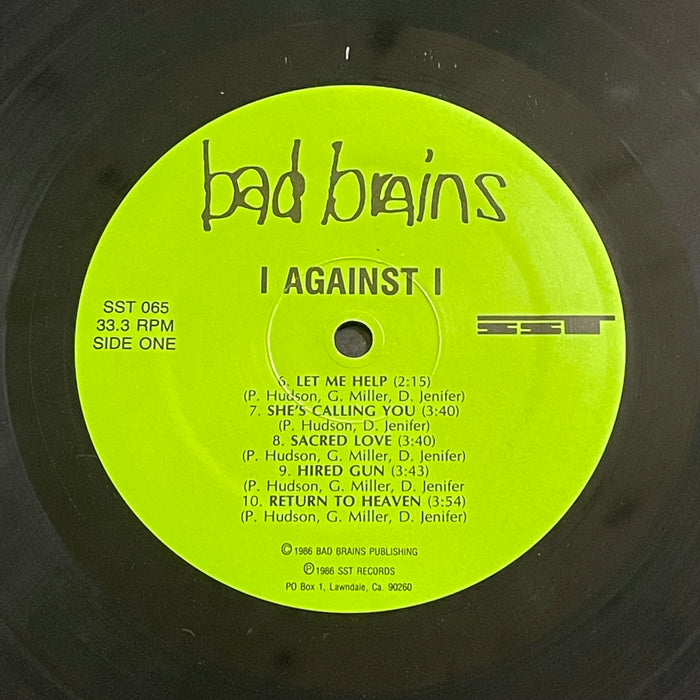 Bad Brains ‎- I Against I (Vinyl LP)