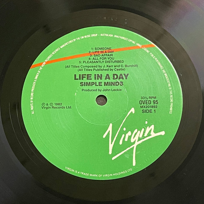 Simple Minds - Life In A Day (Vinyl LP)