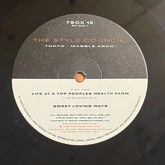 The Style Council - Life At A Top Peoples Health Farm (12" Single)