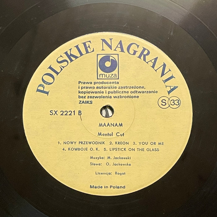 Maanam - Mental Cut (Vinyl LP)