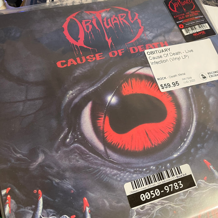 Obituary - Cause Of Death - Live Infection (Vinyl LP)