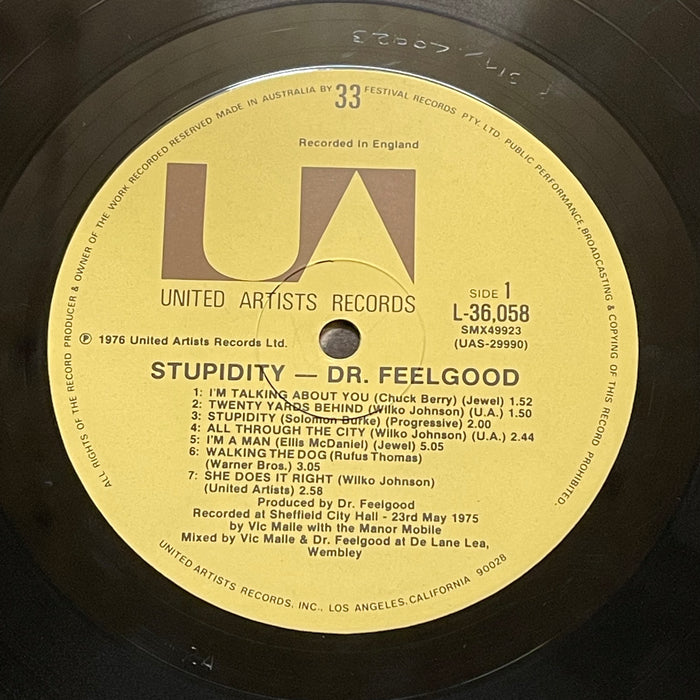 Dr. Feelgood - Stupidity (Vinyl LP)
