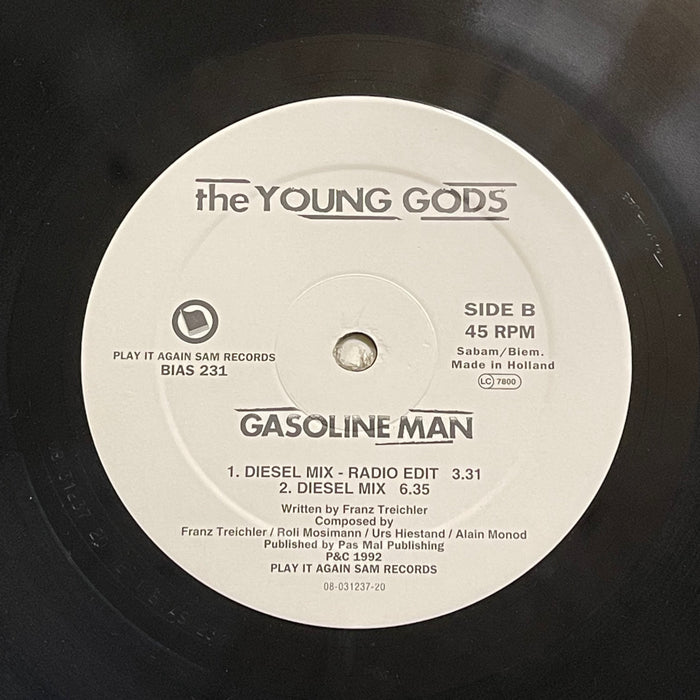 The Young Gods ‎- Gasoline Man (12" Single)