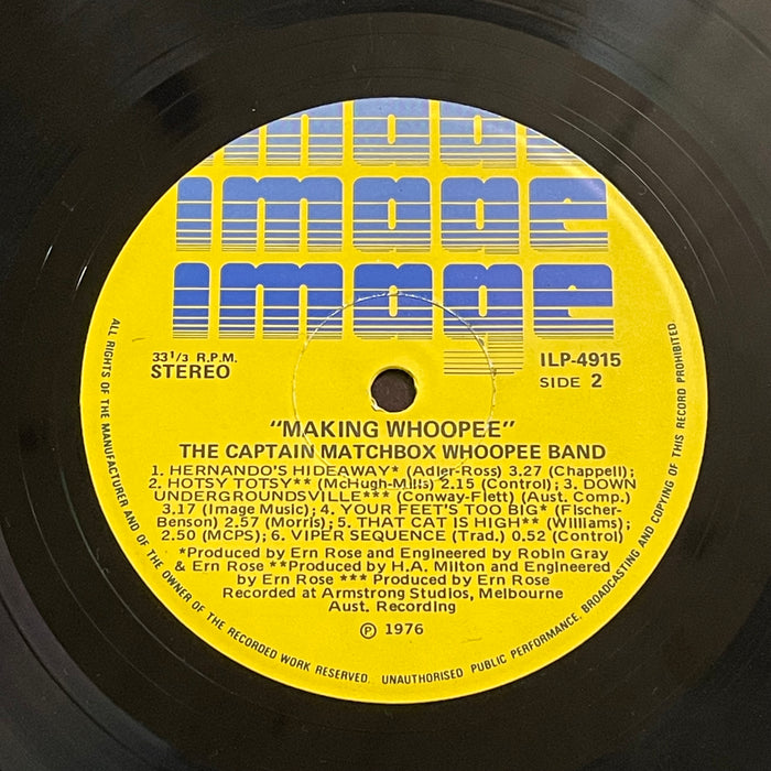 Captain Matchbox Whoopee Band - Making Whoopee (Vinyl LP)