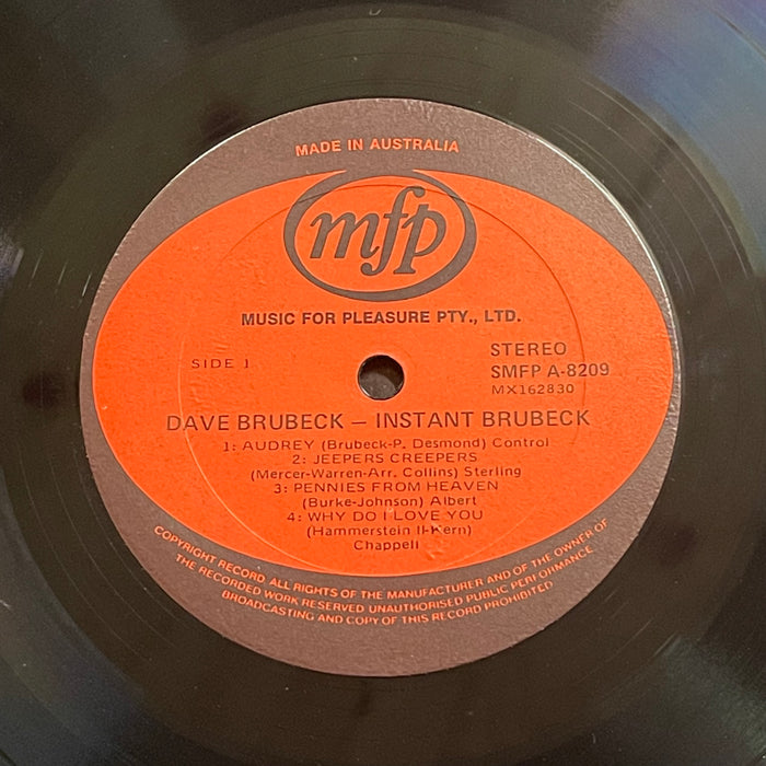 The Dave Brubeck Quartet - The Dave Brubeck Quartet (Vinyl LP)