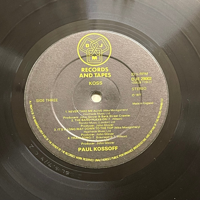 Paul Kossoff - Koss (Vinyl 2LP)[Gatefold]