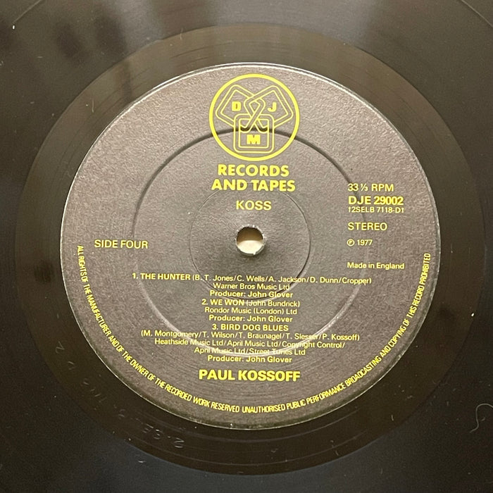 Paul Kossoff - Koss (Vinyl 2LP)[Gatefold]