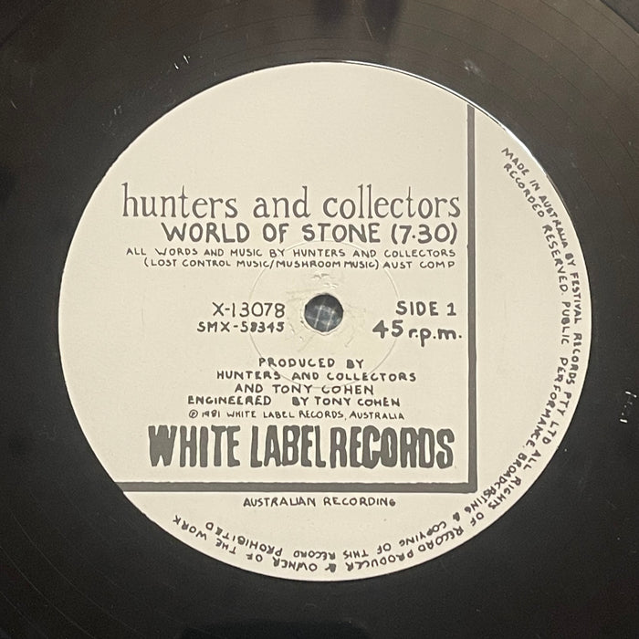 Hunters & Collectors - World Of Stone (12" Single)