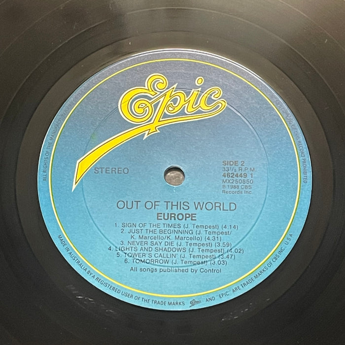 Europe - Out Of This World (Vinyl LP)