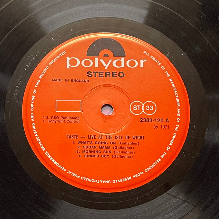 Taste - Live At The Isle Of Wight (Vinyl LP)