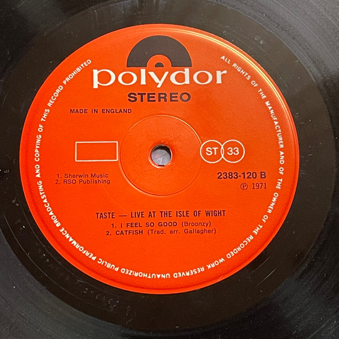 Taste - Live At The Isle Of Wight (Vinyl LP)