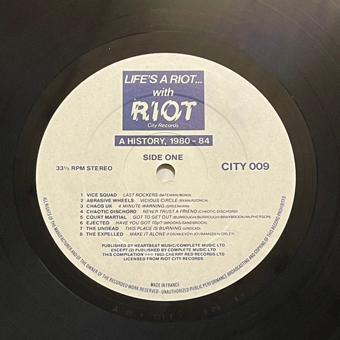 Various - Life's A Riot With Riot City Records (Vinyl LP)