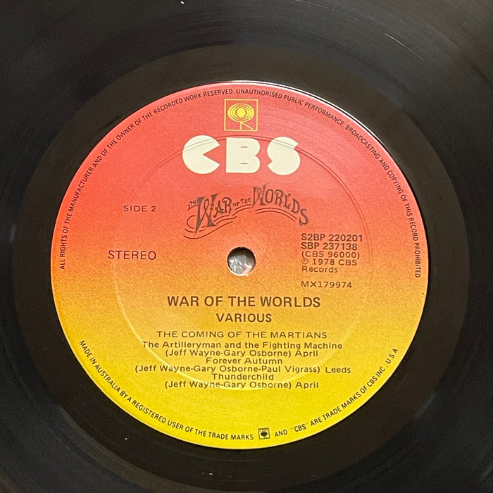 Jeff Wayne - Jeff Wayne's Musical Version Of The War Of The Worlds (Vinyl 2LP)[Gatefold]
