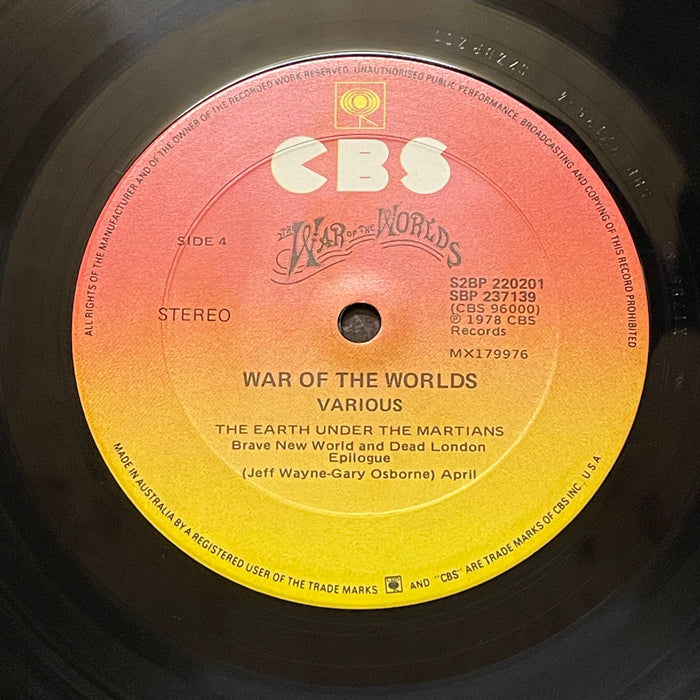 Jeff Wayne - Jeff Wayne's Musical Version Of The War Of The Worlds (Vinyl 2LP)[Gatefold]