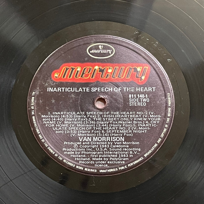 Van Morrison - Inarticulate Speech Of The Heart (Vinyl LP)