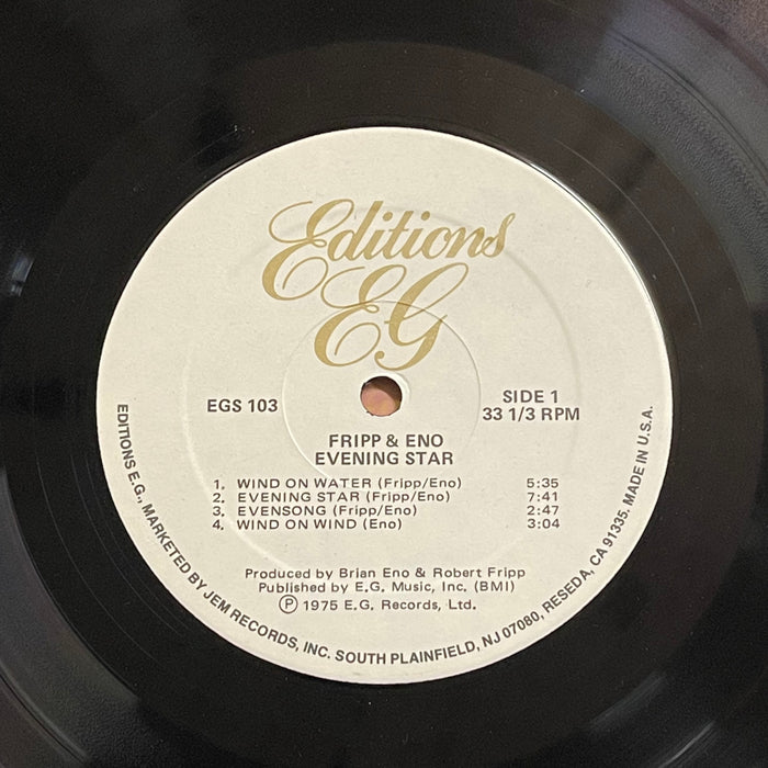 Fripp & Eno - Evening Star (Vinyl LP)