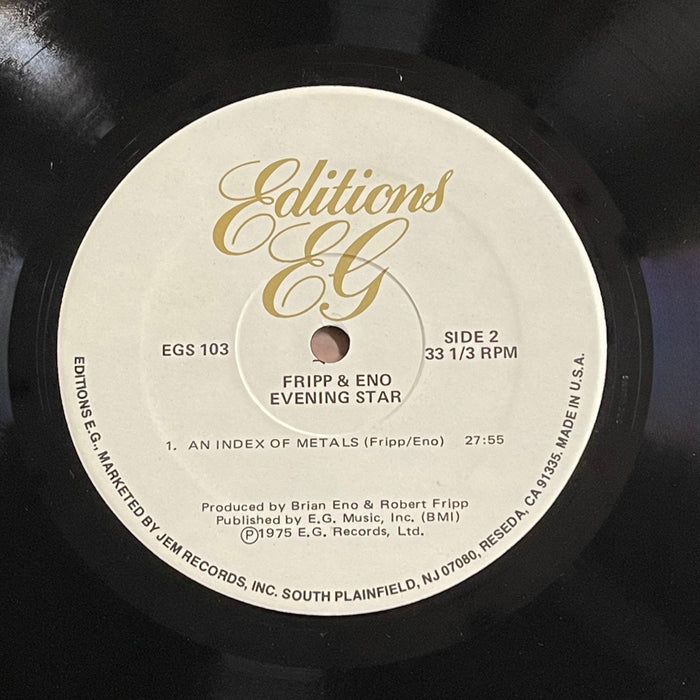 Fripp & Eno - Evening Star (Vinyl LP)