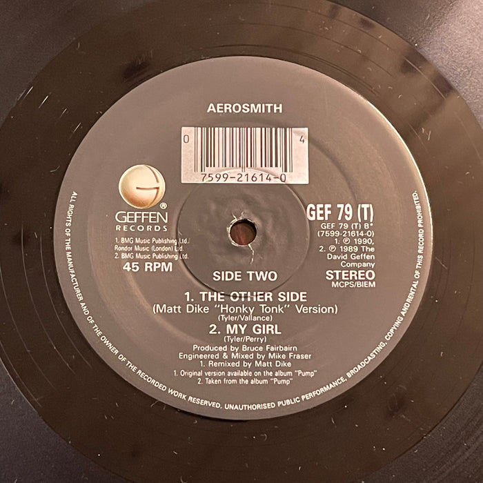 Aerosmith - The Other Side (12" Single)