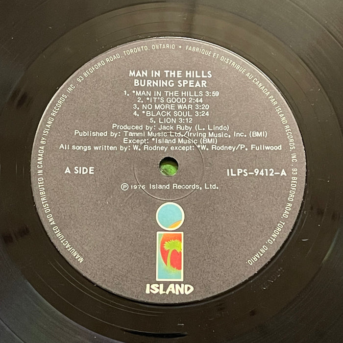 Burning Spear - Man In The Hills (Vinyl LP)[Gatefold]
