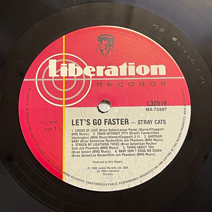 Stray Cats ‎- Let's Go Faster (Vinyl LP)