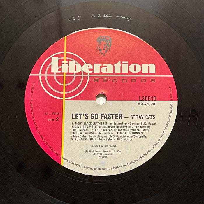 Stray Cats ‎- Let's Go Faster (Vinyl LP)