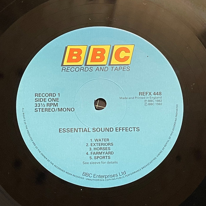 The BBC Sound Effects Library - Essential Sound Effects (Vinyl 2LP)[Gatefold]