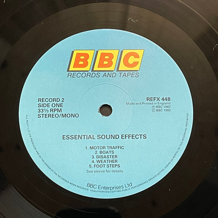 The BBC Sound Effects Library - Essential Sound Effects (Vinyl 2LP)[Gatefold]