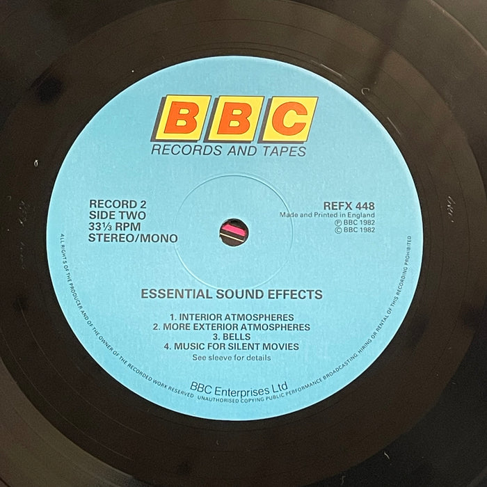 The BBC Sound Effects Library - Essential Sound Effects (Vinyl 2LP)[Gatefold]