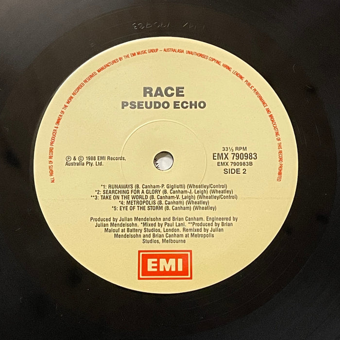 Pseudo Echo ‎- Race (Vinyl LP)