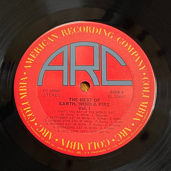 Earth, Wind & Fire - The Best Of Earth Wind & Fire Vol. I (Vinyl LP)[Gatefold]