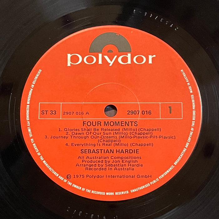 Sebastian Hardie - Four Moments (Vinyl LP)[Gatefold]