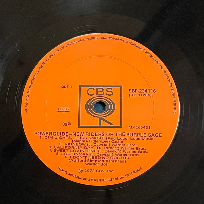 New Riders Of The Purple Sage - Powerglide (Vinyl LP)
