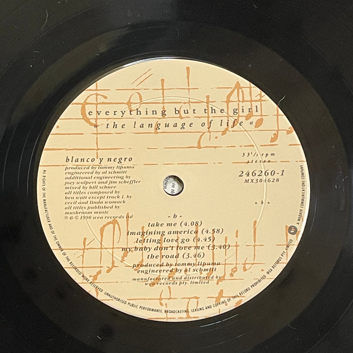 Everything But The Girl - The Language Of Life (Vinyl LP)
