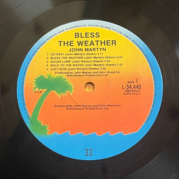John Martyn ‎- Bless The Weather (Vinyl LP)
