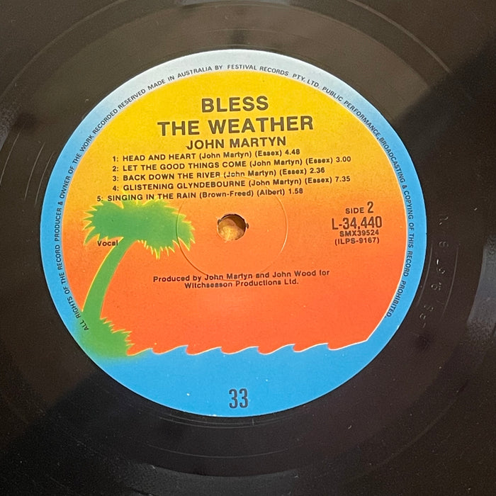 John Martyn ‎- Bless The Weather (Vinyl LP)