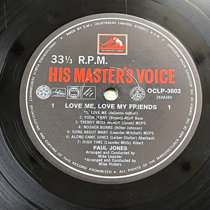 Paul Jones - Love Me, Love My Friends (Vinyl LP)