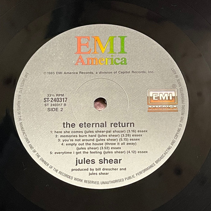 Jules Shear - The Eternal Return (Vinyl LP)