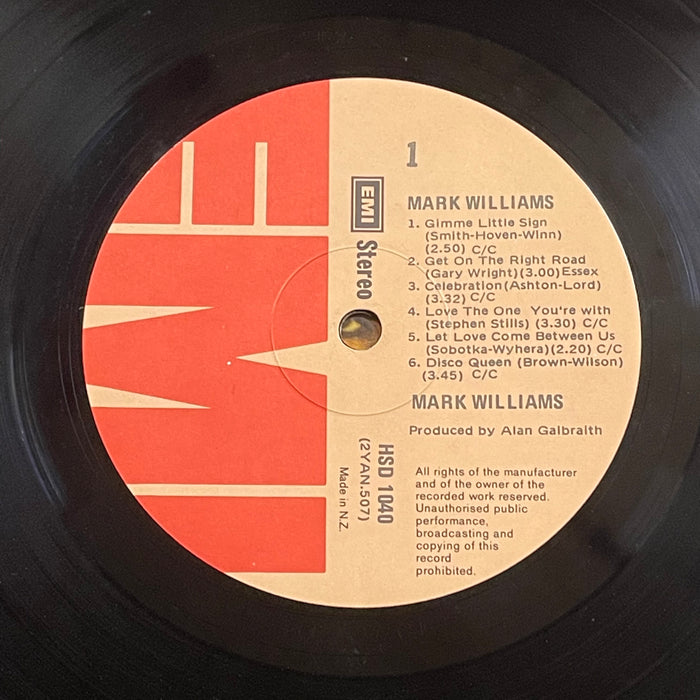 Mark Williams - Mark Williams (Vinyl LP)