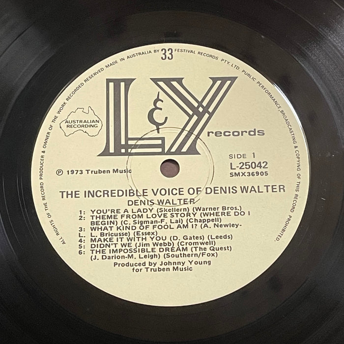 Denis Walter - The Incredible Voice Of Denis Walter (Vinyl LP)