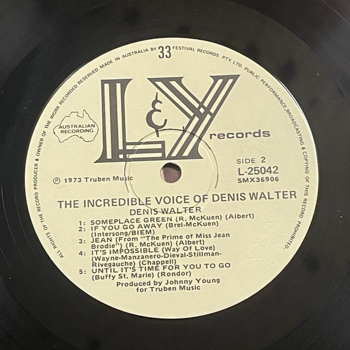 Denis Walter - The Incredible Voice Of Denis Walter (Vinyl LP)