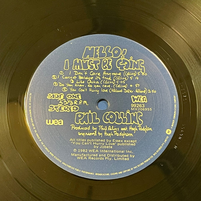 Phil Collins - Hello, I Must Be Going! (Vinyl LP)[Gatefold]