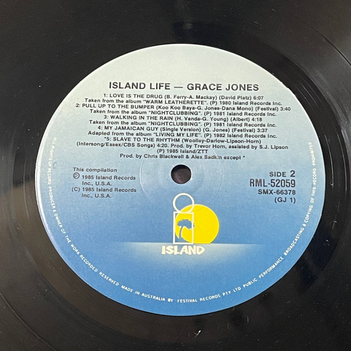 Grace Jones ‎- Island Life (Vinyl LP + 12" Single)[Gatefold]