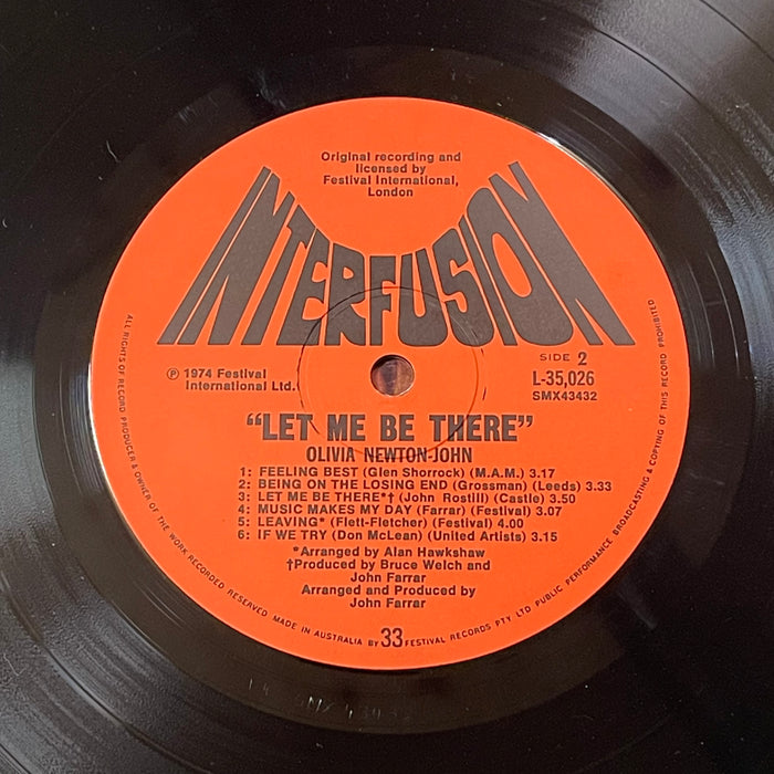 Olivia Newton-John - Let Me Be There (Vinyl LP)
