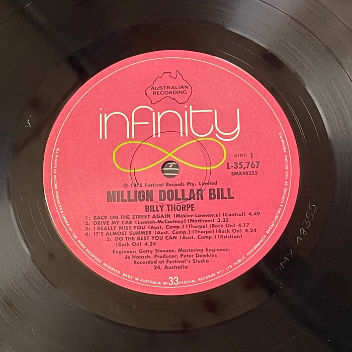 Billy Thorpe - Million Dollar Bill (Vinyl LP)[Gatefold]