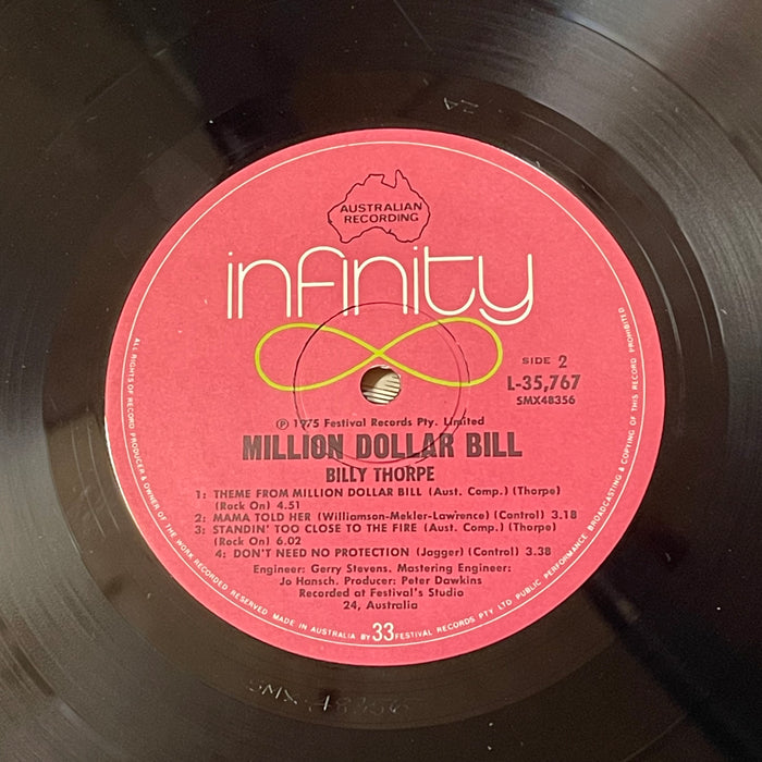 Billy Thorpe - Million Dollar Bill (Vinyl LP)[Gatefold]