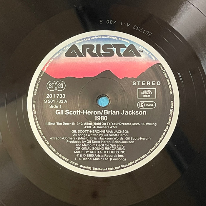 Gil Scott-Heron & Brian Jackson - 1980 (Vinyl LP)